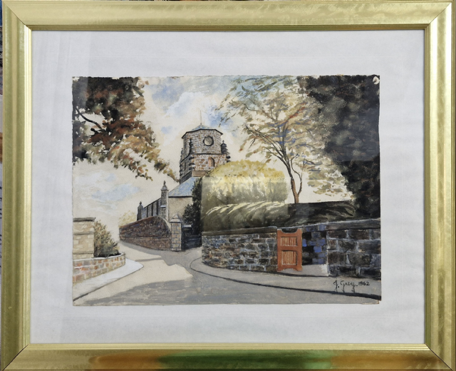 Picture of the Parish Church by J. Guy